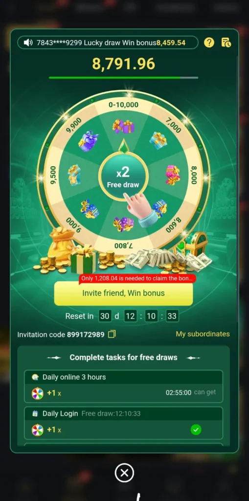 m999 bonus